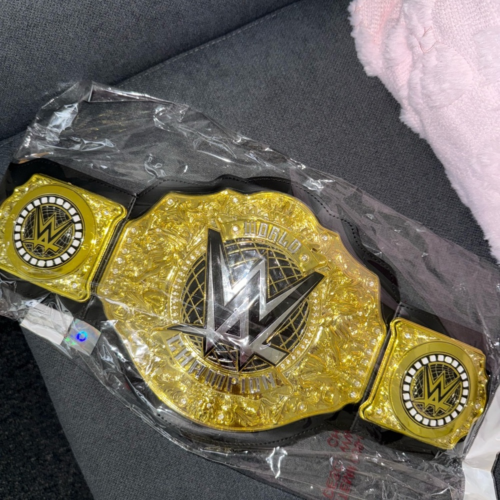 WWE Gold and Black World Championship Replica Belt